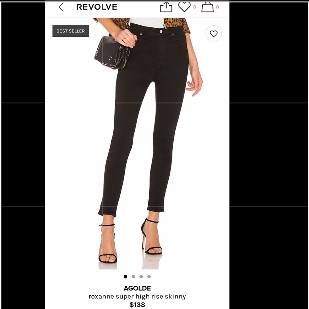 AGOLDE Roxanne super high rise skinny